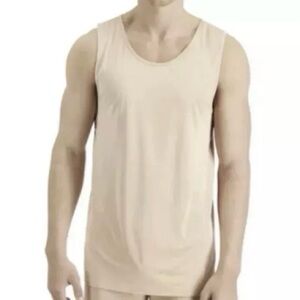 Alfani Men’s Beige Quick Dry Tank Top Shirt Size XL